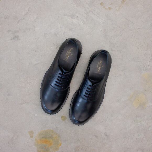 1200$ Valentino Garavani Men’s Rockstud Platform 'Punky-ch' Chunky Derby EU 44 - Picture 13 of 16